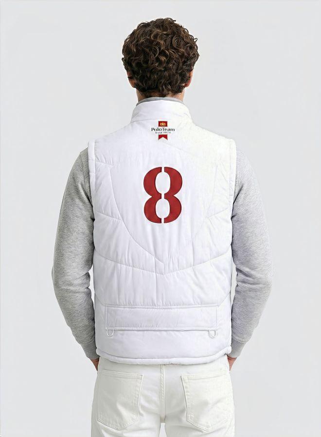 The Indian Garage Co Men Regular Fit Printed Round Neck Sleeveless Jacket - Image 2